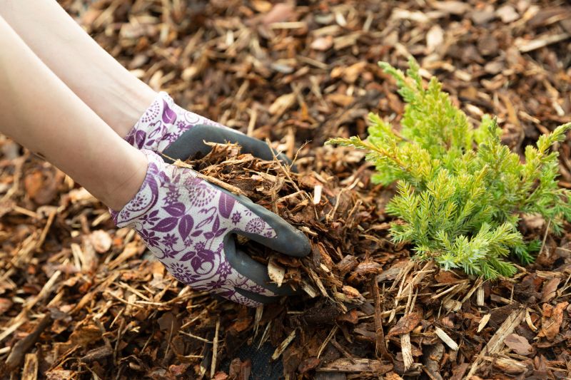 Brown Mulch Installation in Ventura County, CA
