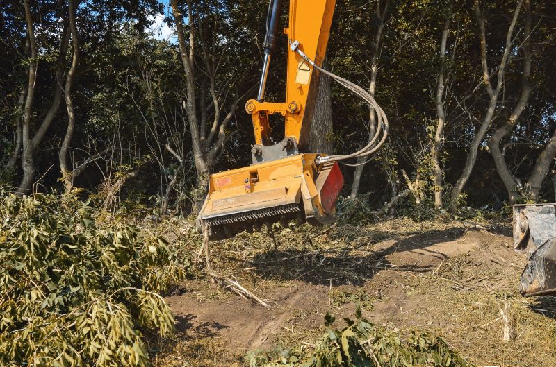 Brush Hauling Equipment in Action